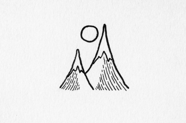 Минимализм карандашом