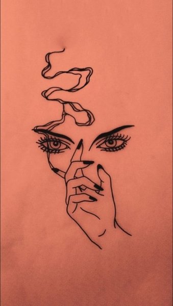 Рисунки для срисовки одной линией