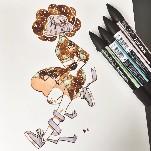 Эстетика рисования маркерами