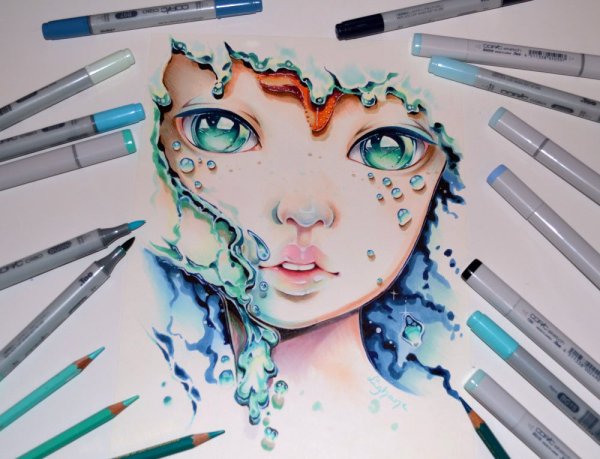 Copic Markers рисунки