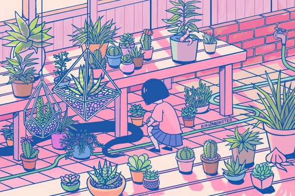 Аниме оранжерея Эстетика