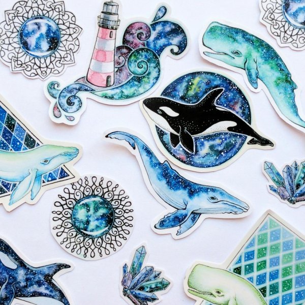 Наклейки "морская тема"