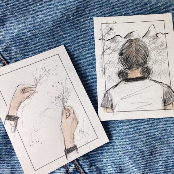 Рисунки для скетчбука подростка