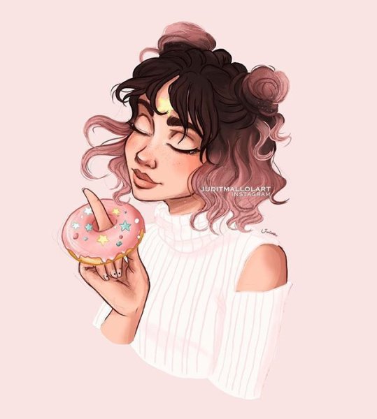 Арты девушек в стиле