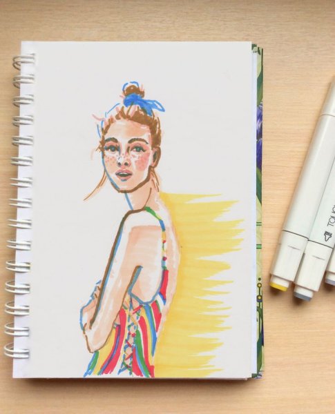 Скетчбук для маркеров