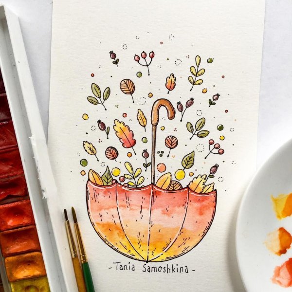 Маленькие рисунки для скетчбука