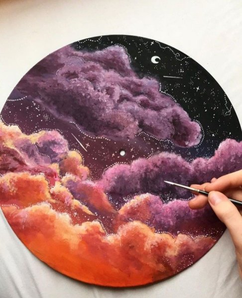 Рисование на дисках