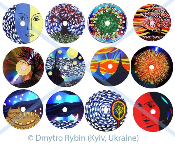 Разукрашенные диски