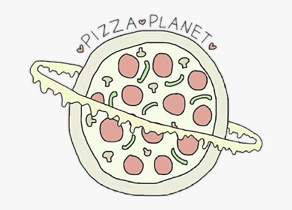 Лёгкие рисунки для срисовки пицца