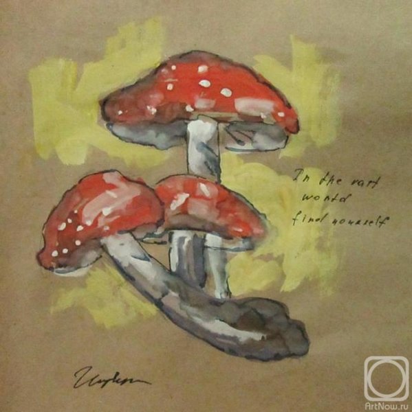 Мухомор рисунок