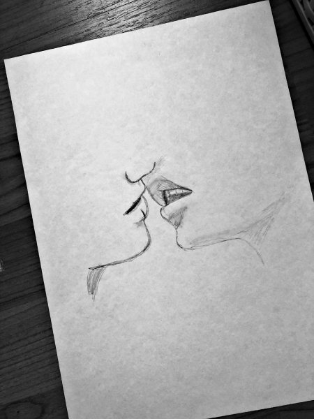 Наброски ручкой легкие