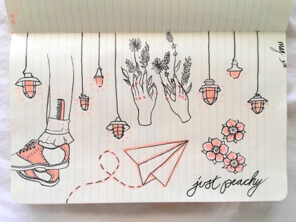 Рисунки для скетчбука лёгкие