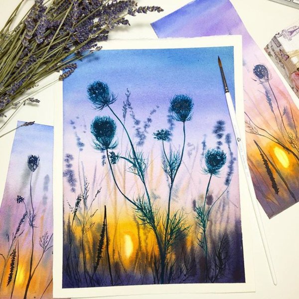 Идеи для картин акварелью