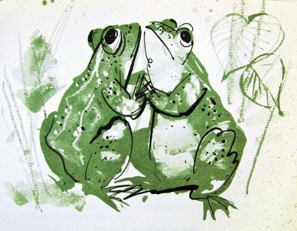 Жаба иллюстрация