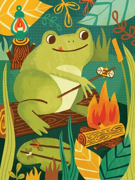 Allison Cole иллюстрации лягушек