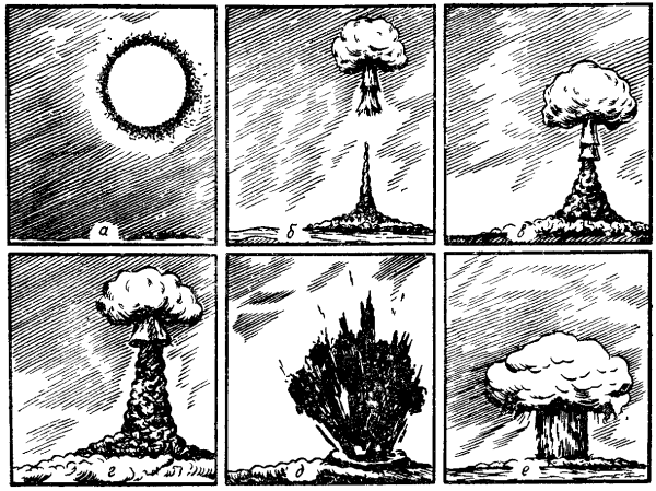 Взрыв черно белый