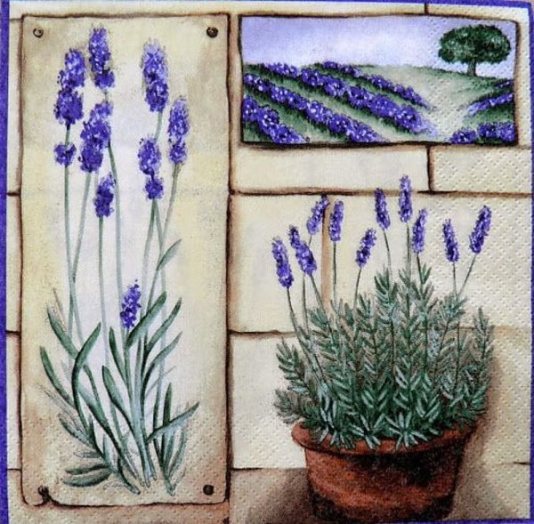 Акварельные Лаванда коробки