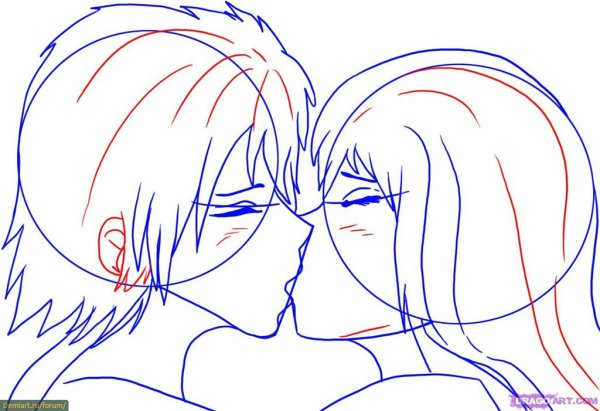 Аниме рисунки поэтапно