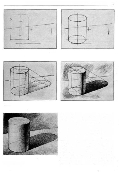 Конструктивное построение цилиндра