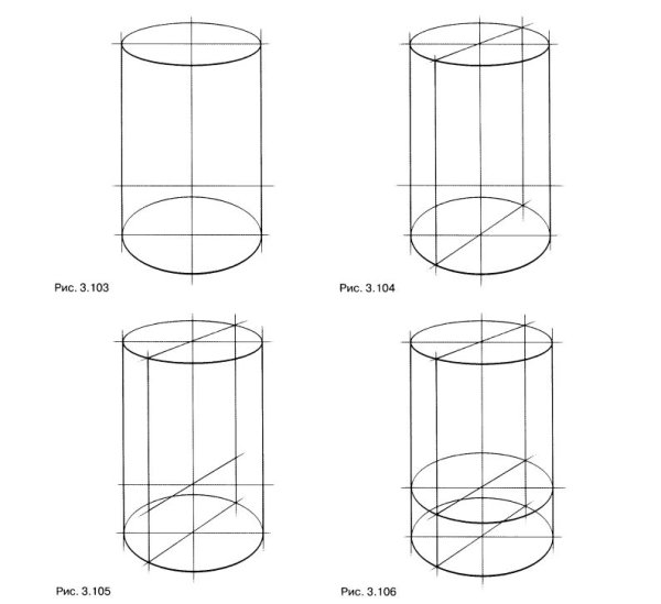 Цилиндр штриховка Академический