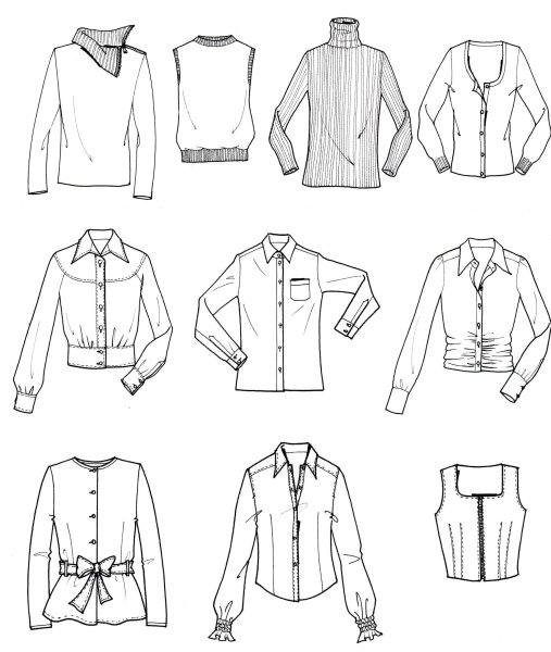 Эскиз рубашки