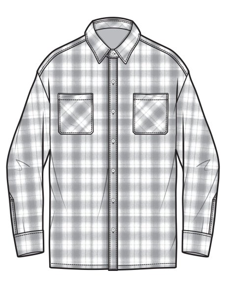 Рубашка нарисованная