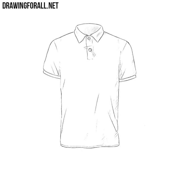 Футболка поло эскиз