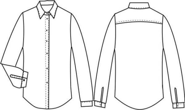 Моделирование мужской рубашки