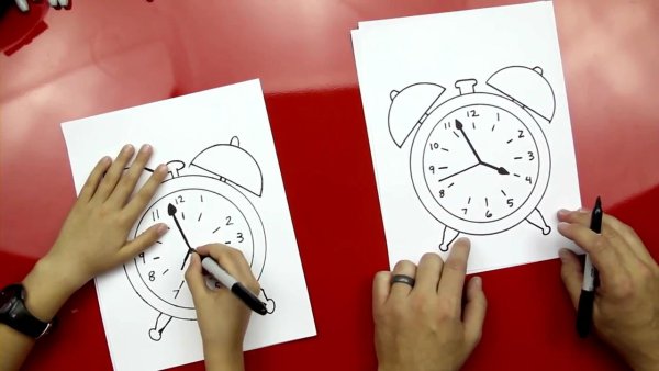 Рисование часов