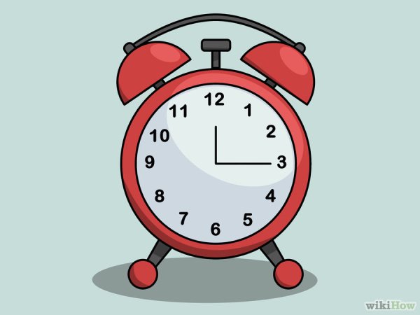 Будильник рисованный