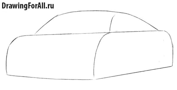 Поэтапное рисование Ауди