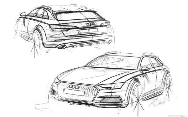Ауди Аллроад а6 скетч