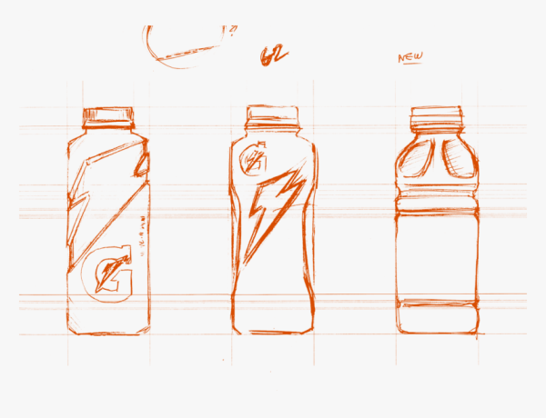 Рисунок бутылка воды в разных ракурсах