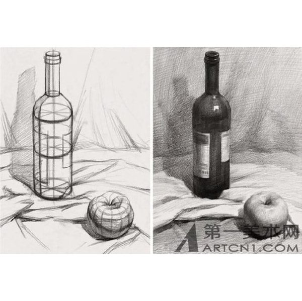 Конструктивное построение бутылки