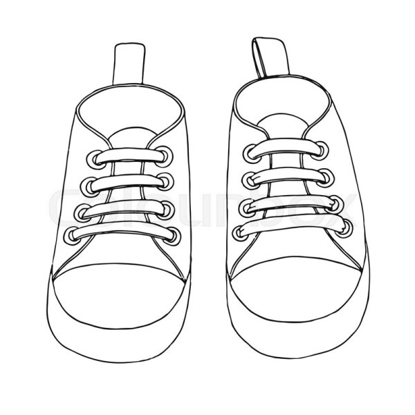 Кроссовки эскиз