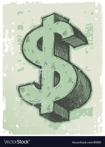 Доллар карандашом