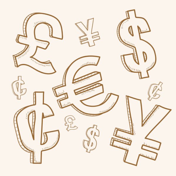 Трафарет мешок с деньгами