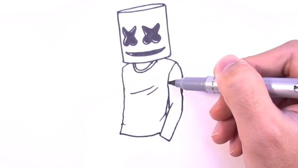 Как рисовать маршмеллоу