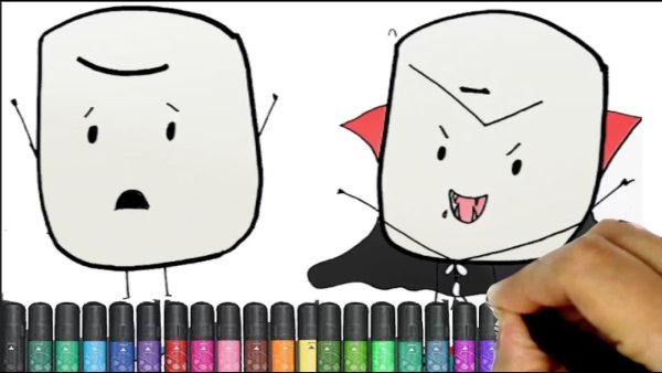 ИЗИ рисунки маршмеллоу