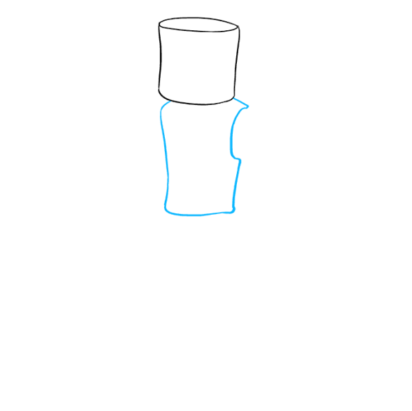 Маршмеллоу из ФОРТНАЙТ рисунок по этапно