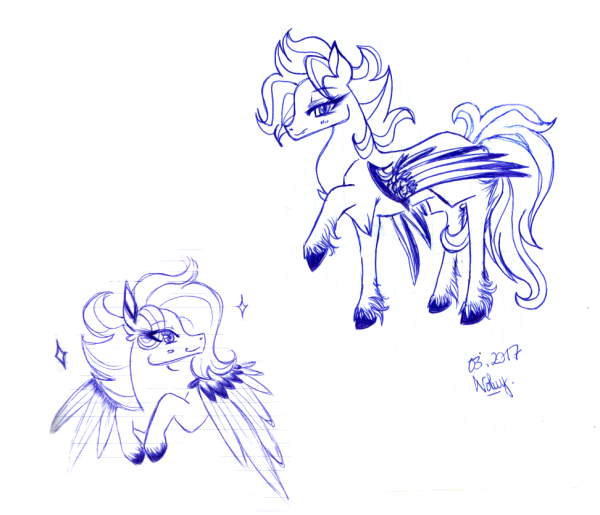 Пегас клайсдэилс рисовать