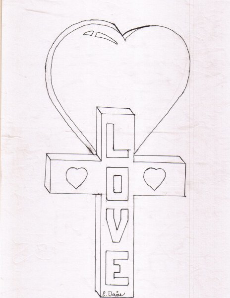 Крест для рисования