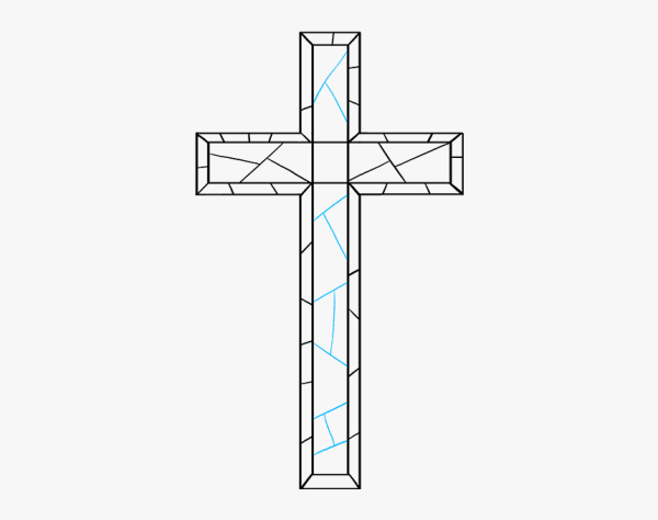Крест в квадрате рисунок