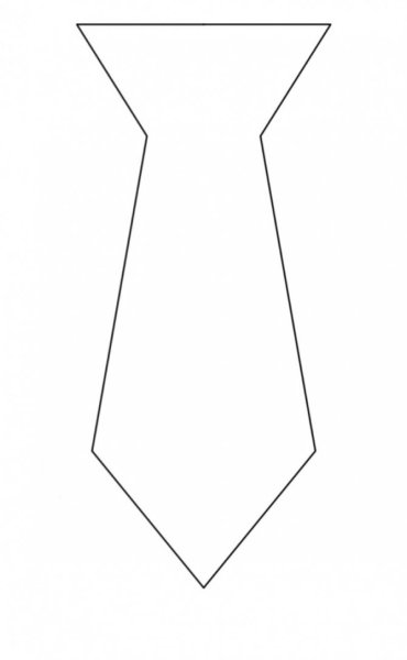 Аппликация галстук