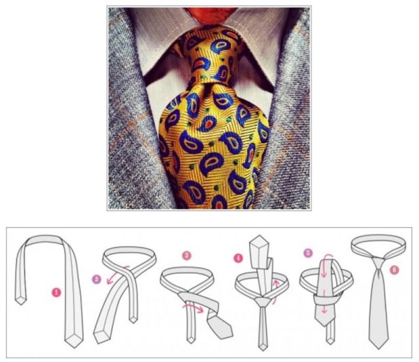 Галстук Элдридж схема