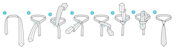 Узел Шелби для галстука