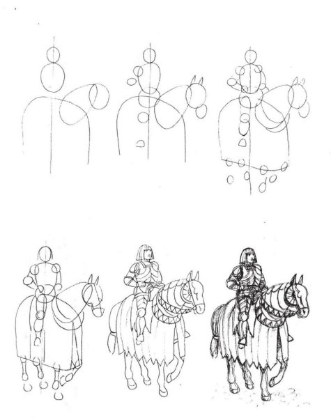 Уильямс Рэй "рисуем 50 рыцарей"