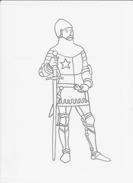 Рисование рыцарей