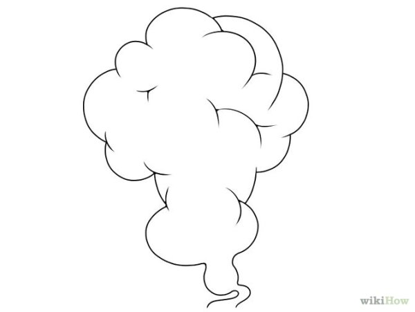 Нарисованный дым