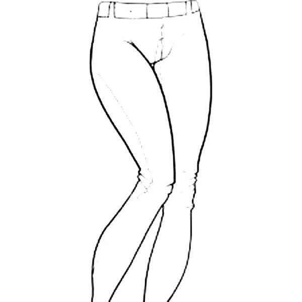 Джинсы раскраска